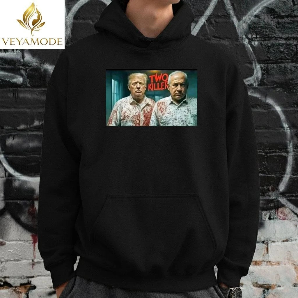Two killer Trump Netanyahu tee Unisex , , , Long Sleeve Tee