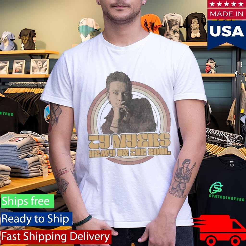 Ty Myers Heavy on the Soul Tan Photo Shirt Unisex , , , Long Sleeve Tee