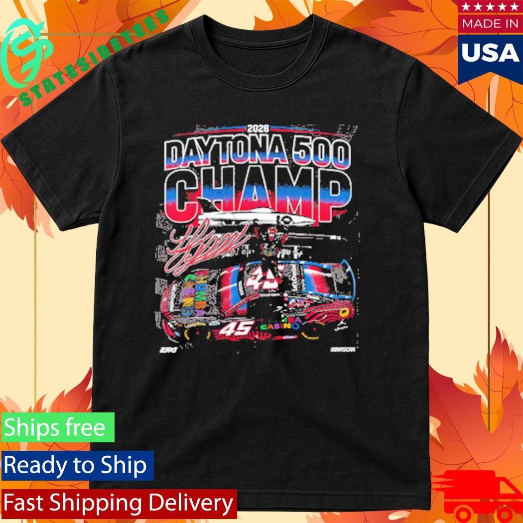 Tyler Reddick Daytona 500 Champion 2026 NASCAR Shirt Unisex , , , Long Sleeve Tee
