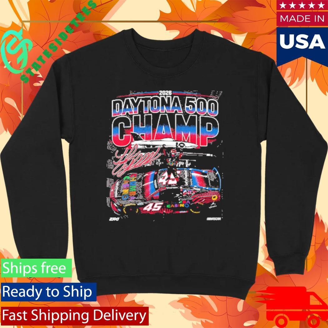 Tyler Reddick Daytona 500 Champion 2026 NASCAR Shirt Unisex , , , Long Sleeve Tee