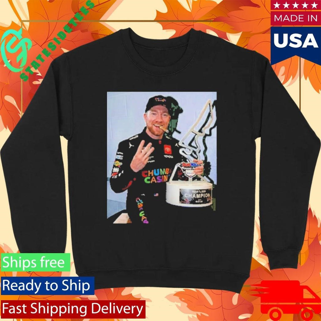 Tyler Reddick Three Peat 2026 DuraMAX Texas Grand Prix Champions Shirt Unisex , , , Long Sleeve Tee
