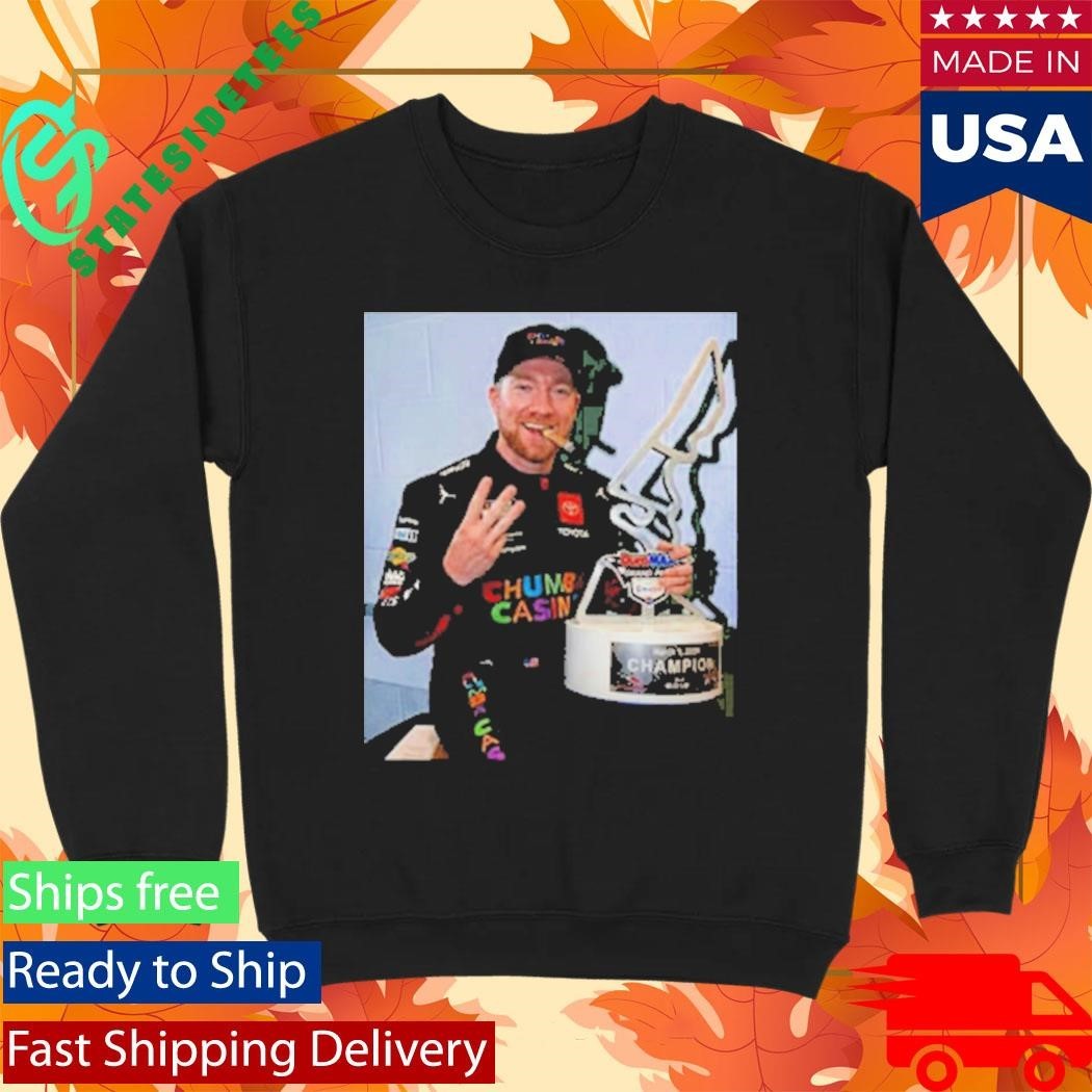 Tyler Reddick Three Peat 2026 DuraMAX Texas Grand Prix Champions Shirt Unisex , , , Long Sleeve Tee