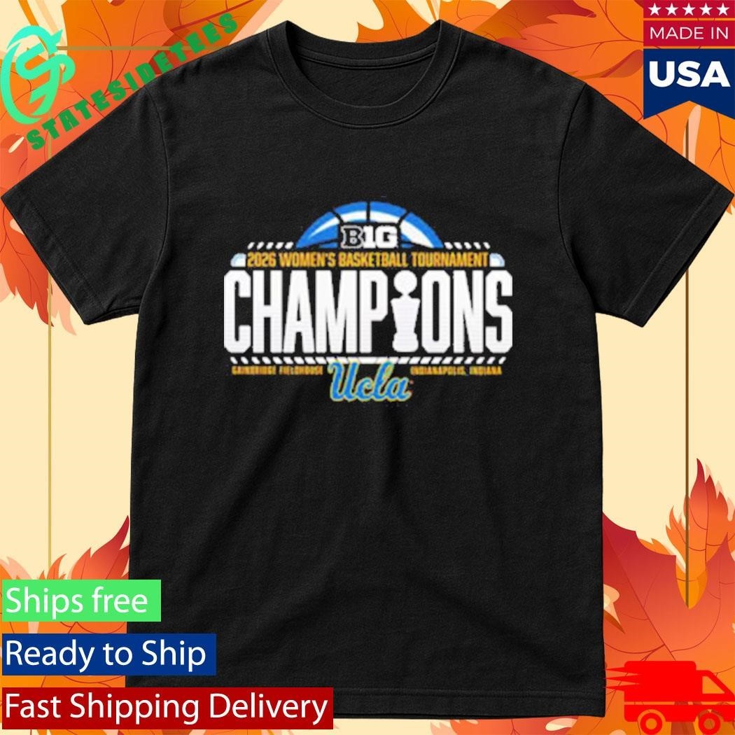 UCLA Bruins Women’s Basketball Champions 2026 Big Ten Women’s Basketball Tournament Shirt Unisex , , , Long Sleeve Tee