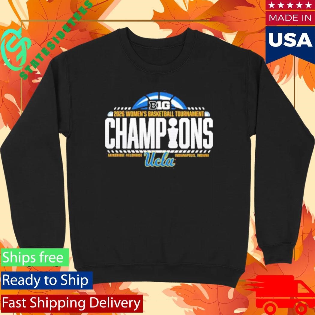 UCLA Bruins Women’s Basketball Champions 2026 Big Ten Women’s Basketball Tournament Shirt Unisex , , , Long Sleeve Tee
