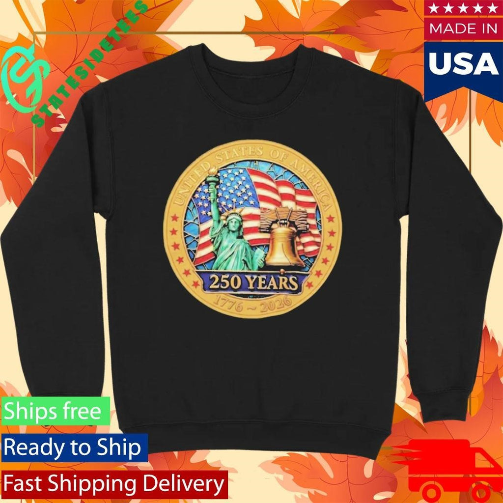USA 250th Anniversary 1776-2026 Semiquincentennial Shirt Unisex , , , Long Sleeve Tee
