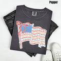USA Flag Comfort Colors 'NLB' T-Shirts