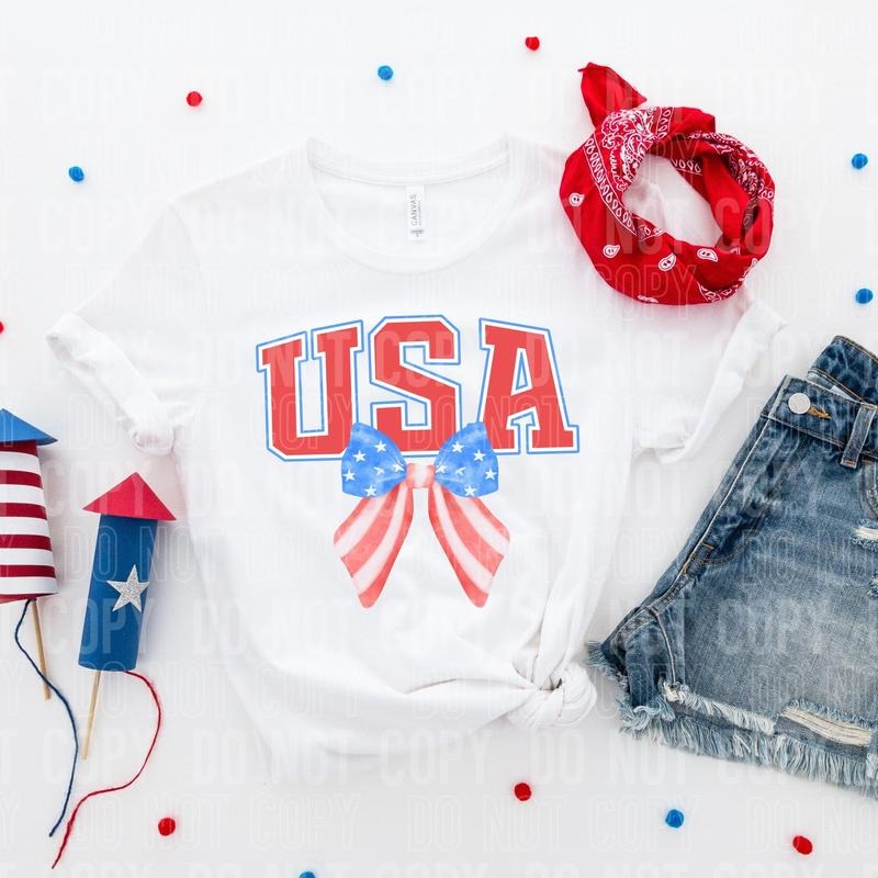 USA Bow DTF Transfers THIS IS NOT SHIRT T-Shirts