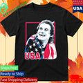 USA Champions Jack Hughes American Flag Unisex , , , Long Sleeve Tee
