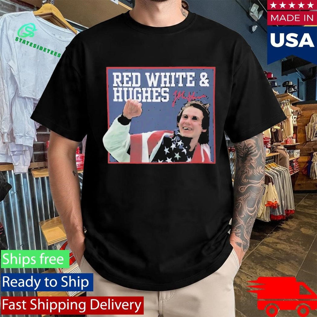 USA Hockey Red White And Hughes Shirt Unisex , , , Long Sleeve Tee