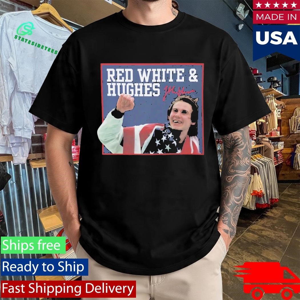 USA Hockey Red White And Hughes Shirt Unisex , , , Long Sleeve Tee