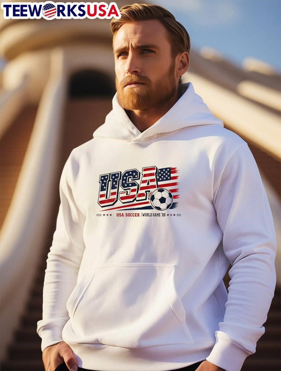 USA Soccer World Game ’26 ‘ Patriotic USA Soccer Sport T-Shirt