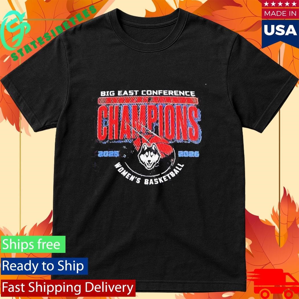 Uconn Huskies 2025-26 Big East Conference Regular Season Champions Classic Shirt Unisex , , , Long Sleeve Tee