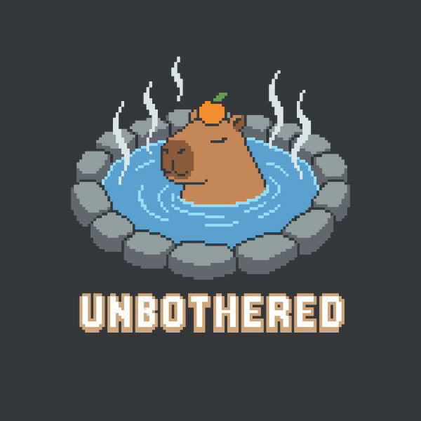 Unbothered Capybara Hot Spring