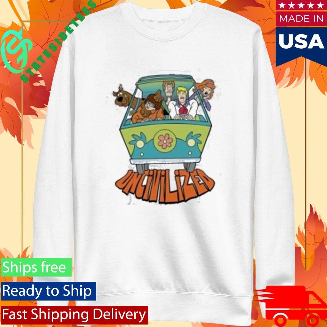 Uncivilized Scooby Doo Shirt Unisex , , , Long Sleeve Tee