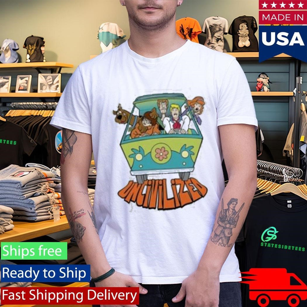 Uncivilized Scooby Doo Shirt Unisex , , , Long Sleeve Tee
