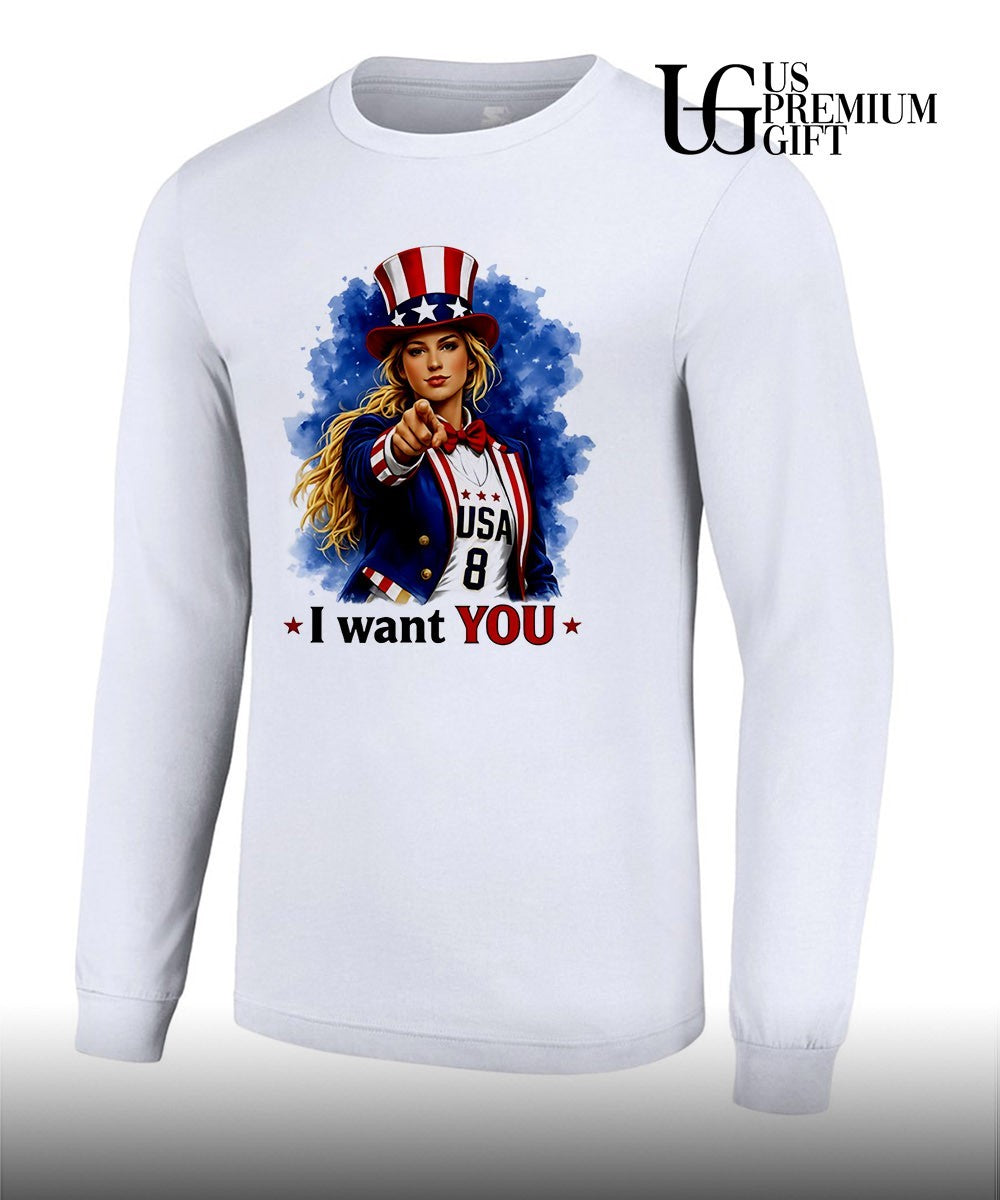 Uncle Sam Sophie Cunningham I want you shirt