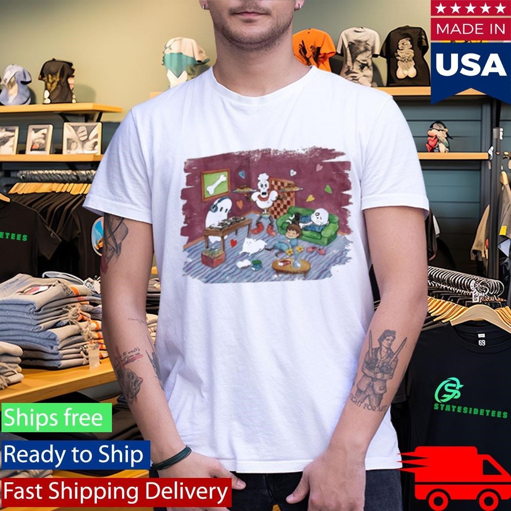 Undertale x Square Enix Chitei De Chill Shirt Unisex , , , Long Sleeve Tee