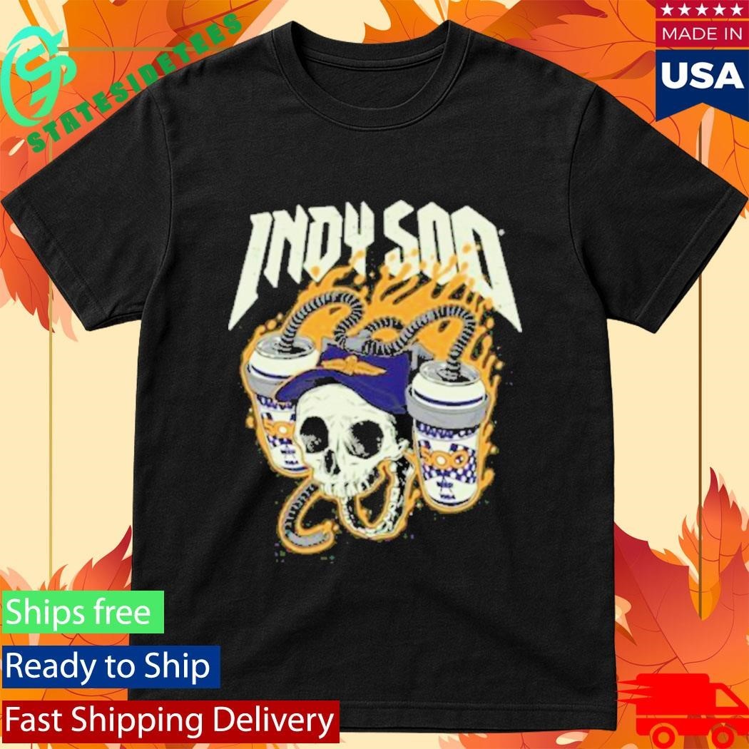 Unitedstateofindiana Indy 500 Skull Shirt Unisex , , , Long Sleeve Tee