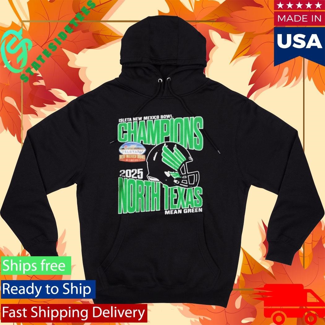 University Of North Texas Mean Green 2025 Isleta New Mexico Bowl Champions Shirt Unisex , , , Long Sleeve Tee