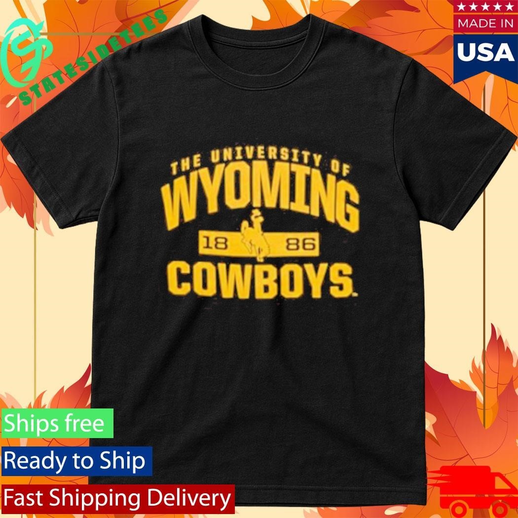 University Of Wyoming Cowboys 1886 Brown Shirt Unisex , , , Long Sleeve Tee
