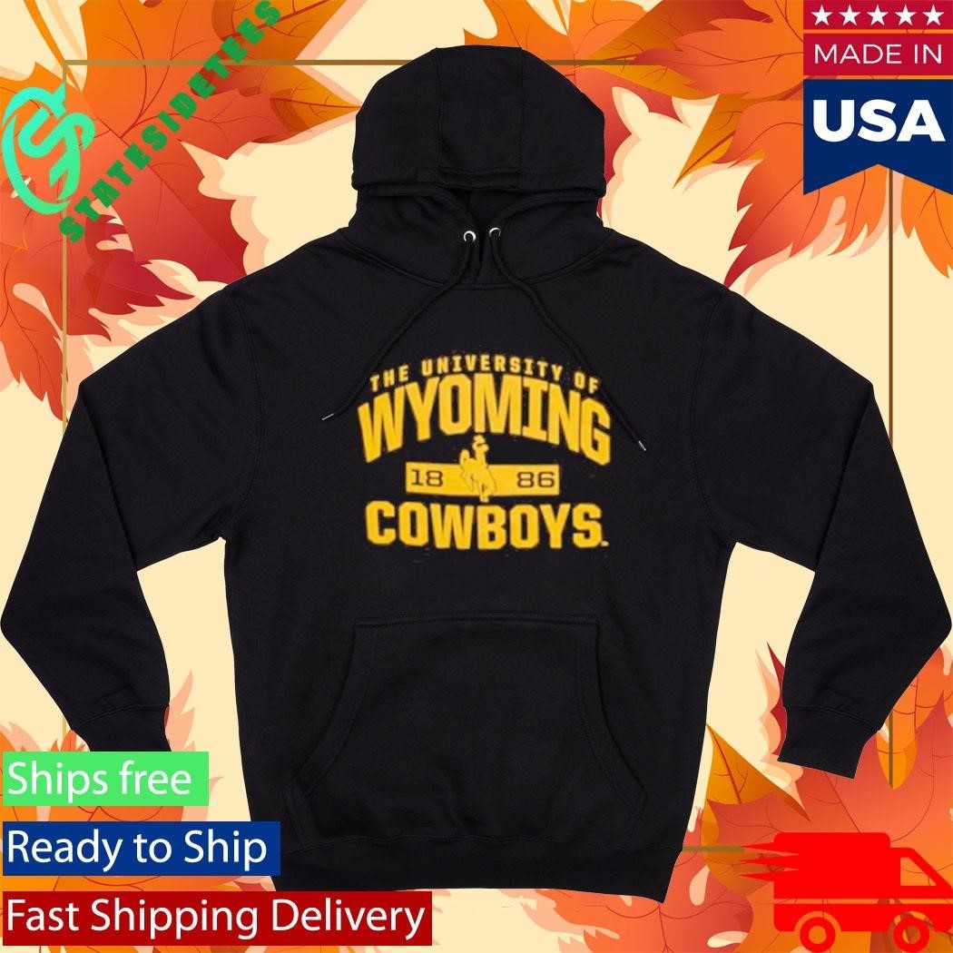 University Of Wyoming Cowboys 1886 Brown Shirt Unisex , , , Long Sleeve Tee