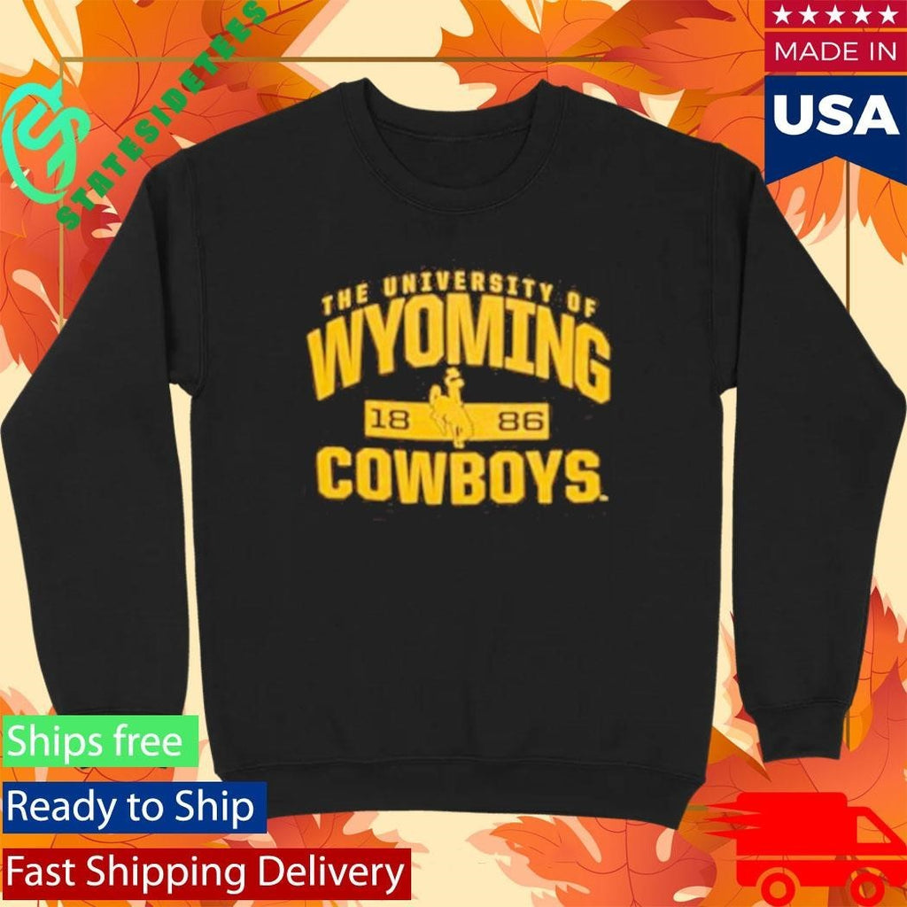 University Of Wyoming Cowboys 1886 Brown Shirt Unisex , , , Long Sleeve Tee