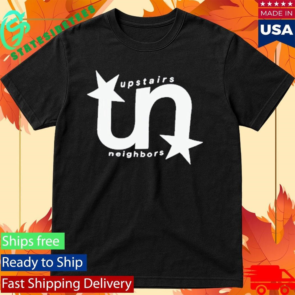Upstairs Neighbors Black Logo Shirt Unisex , , , Long Sleeve Tee