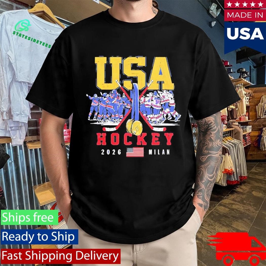 Usa Hockey 2026 Olympic Gold Medals Shirt Unisex , , , Long Sleeve Tee