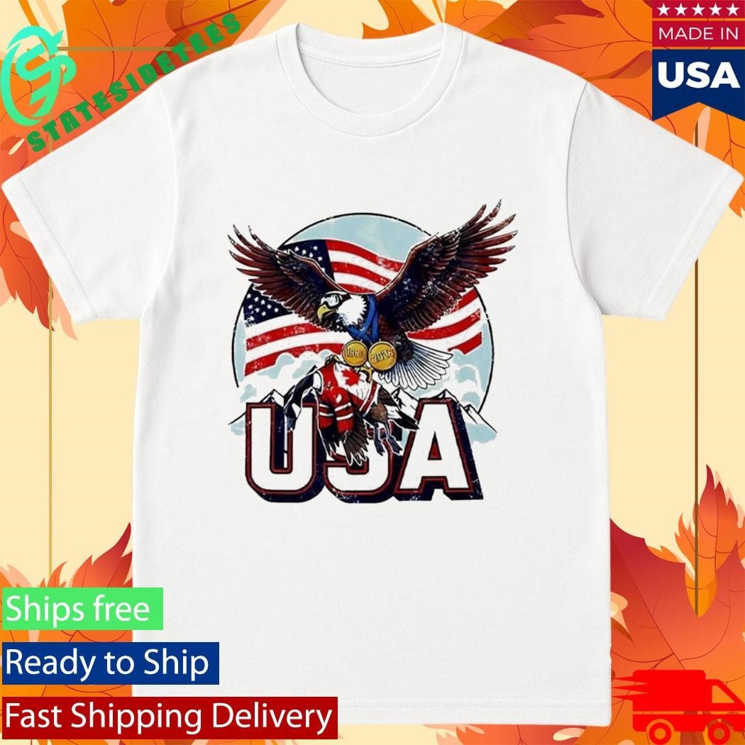 Usa Ice Hockey Eagle Champions 2026 Shirt Unisex , , , Long Sleeve Tee