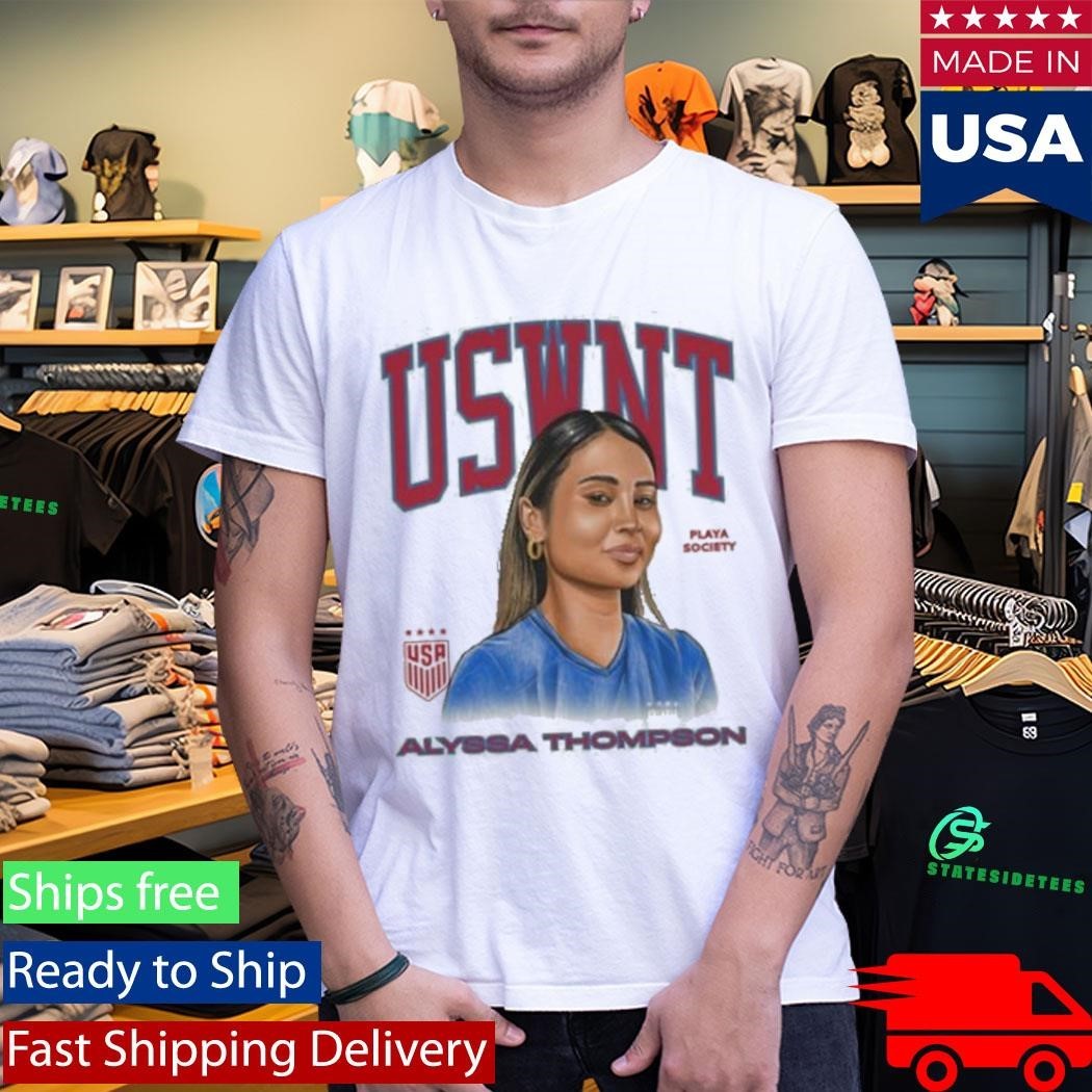 Uswnt Playa Society Alyssa Thompson Shirt Unisex , , , Long Sleeve Tee