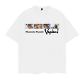 Vagabond "Miyamoto Musashi" Heavyweight Vintage 100% Cotton Anime Menswear Top Crew Necks Casual Streetwear White Baggy Tropical T-Shirts