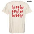 Valentine Chickens Comfort Colors T-Shirts