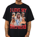 Valentine Custom Photos Shirt Custom Bootleg Rap Custom Your Own Bootleg Shirt Vintage Retro 90s Custom Photo Shirt Insert Your Own Shirt Menswear Top Streetwear Round Neck T-Shirts