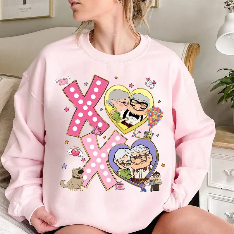 Valentine Love Shirt Valentine Cartoon Couple Shirt Valentine Couple T-Shirts
