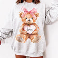 Bear Coquette Bear Heart Valentine Shirt Her T-Shirts