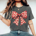 Heart Coquette Bow Shirt Cute Coquette Bow Valentine Shirt Retro Her T-Shirts