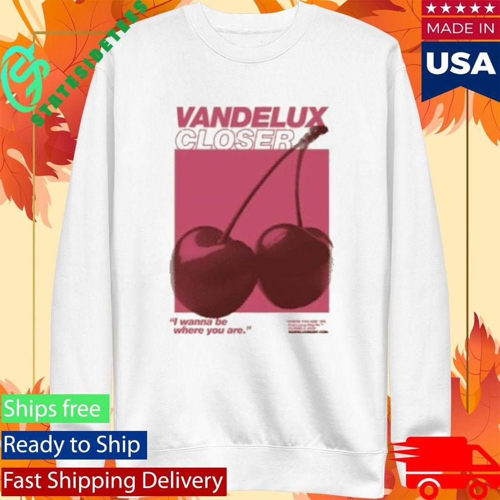 Vandelux Music Cherry Shirt Unisex , , , Long Sleeve Tee