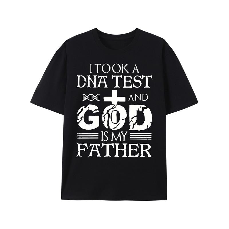 Vibrant Christian Quote Soft Breathable Short Sleeve Summer Print Relaxed Fit Casual Daily Church Outdoor Activities Made USA T-Shirts