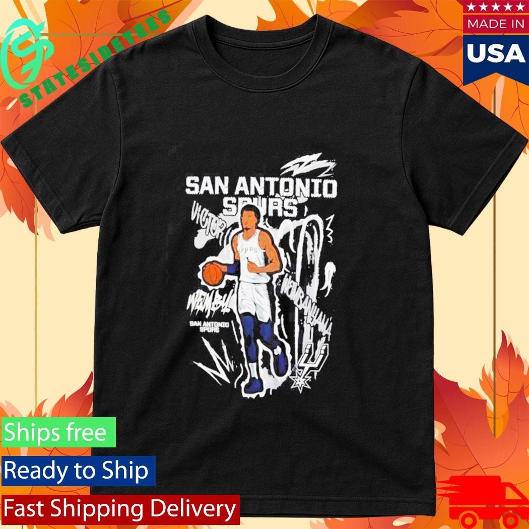 Victor Wembanyama San Antonio Spurs Chalked Up Player graphic Shirt Unisex , , , Long Sleeve Tee
