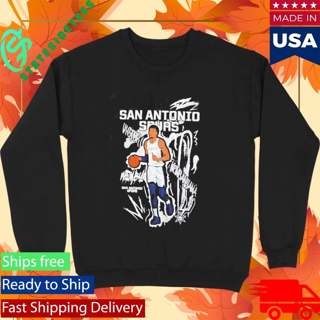 Victor Wembanyama San Antonio Spurs Chalked Up Player graphic Shirt Unisex , , , Long Sleeve Tee