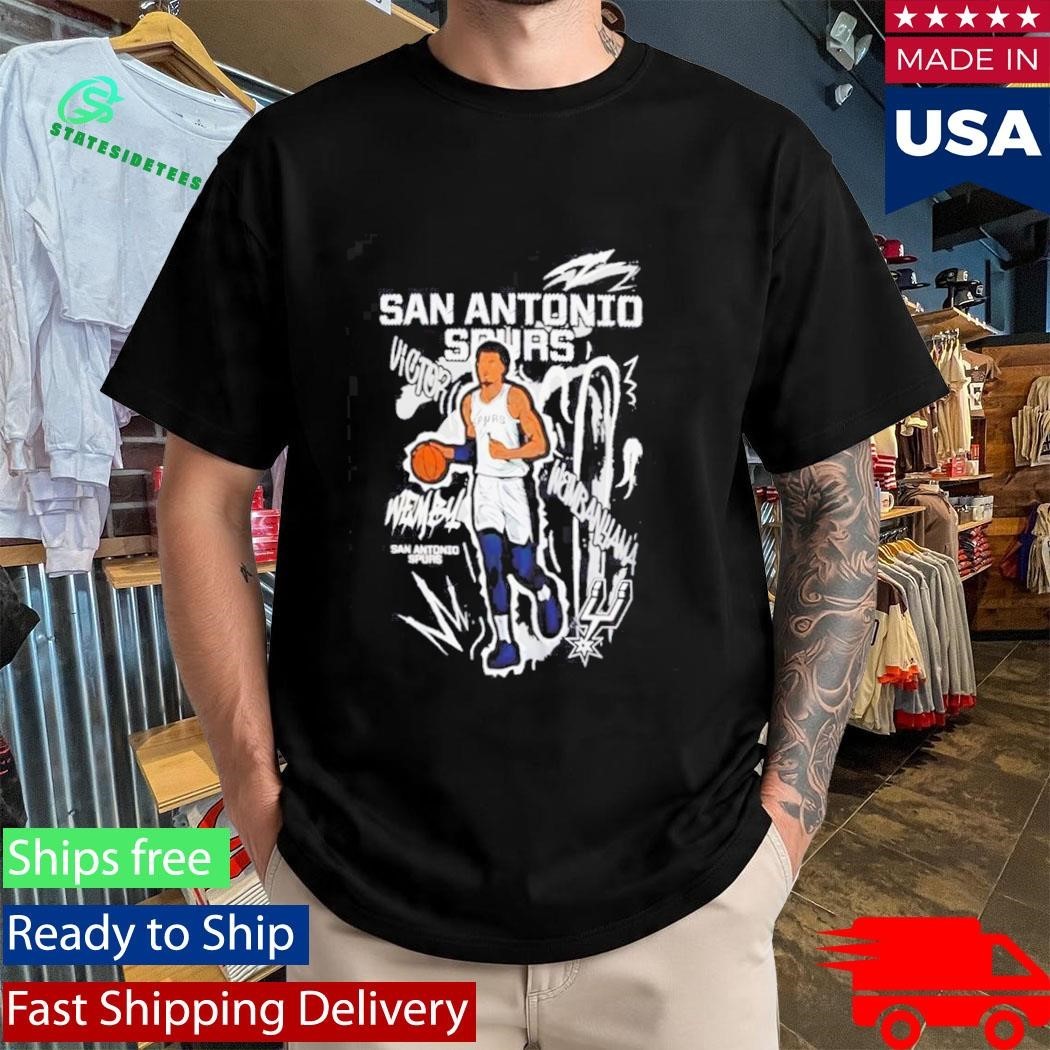 Victor Wembanyama San Antonio Spurs Chalked Up Player graphic Shirt Unisex , , , Long Sleeve Tee