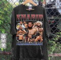Vintage 90s Khabib Nurmagomedov Khabib Nurmagomedov Retro Mixed Martial Artist Man Woman 1 T-Shirts