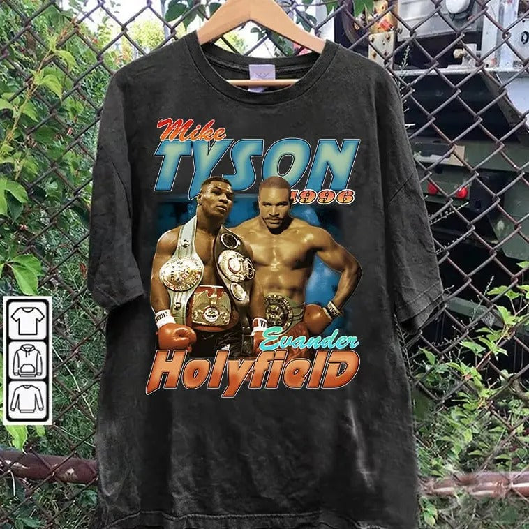 Vintage 90s Mike Tyson Kid Dynamite American Professional Boxer Man Woman 1 Fan T-Shirts