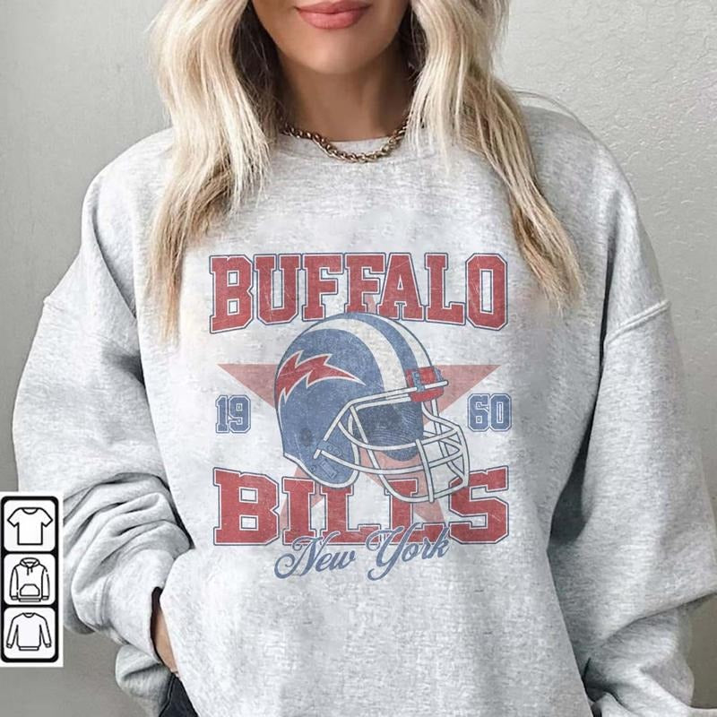 Vintage Buffalo Football Buffalo Bill Bill Bills Football Buffalo New York Buffalo Fan T-Shirts