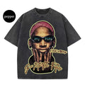 Vintage Future Portrait S 3XL Streetwear & Underwear Festival Party T-Shirts