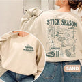 Vintage Stick Season Tour 2023 Two Sides Noah Kahan Stick Season Tour 2023 Kahan Folk Pop Music Shirt Country Music Shirt T-Shirts