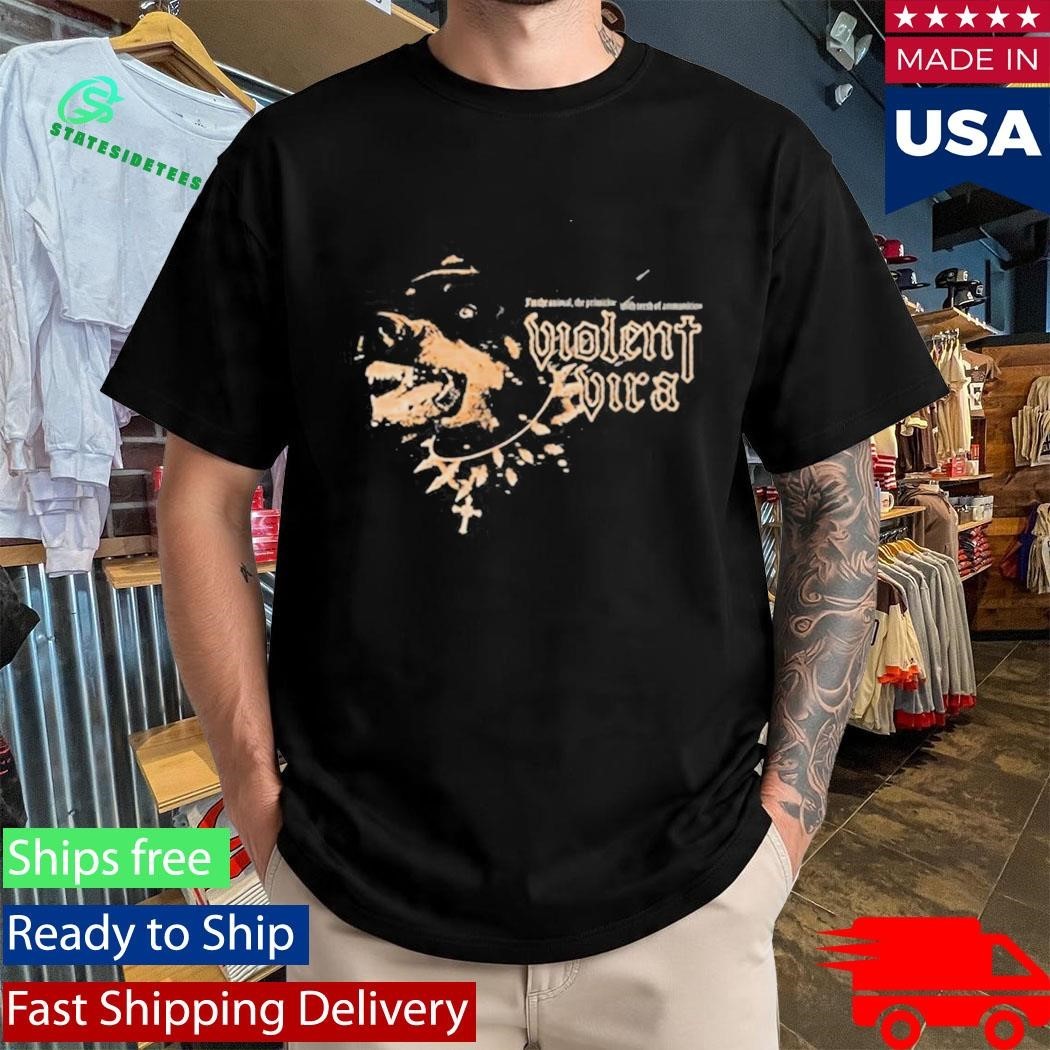 Violent Vira Dog Shirt Unisex , , , Long Sleeve Tee