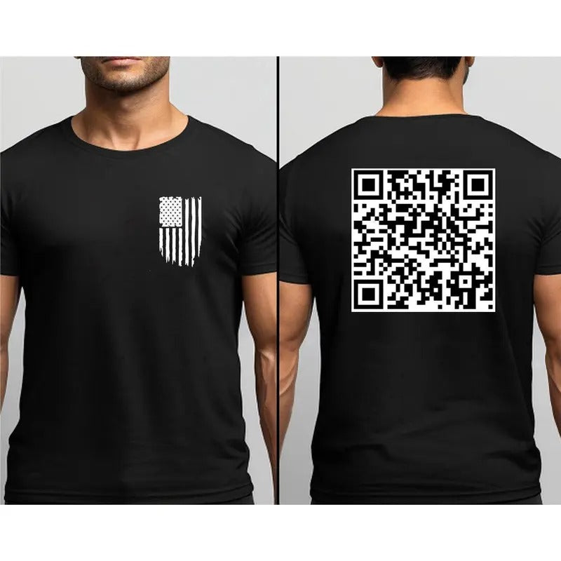 Viral Trum Dance YMCA QR Code Funny Trum Dance Shirt Trum Dance Prank Shirt T-Shirts