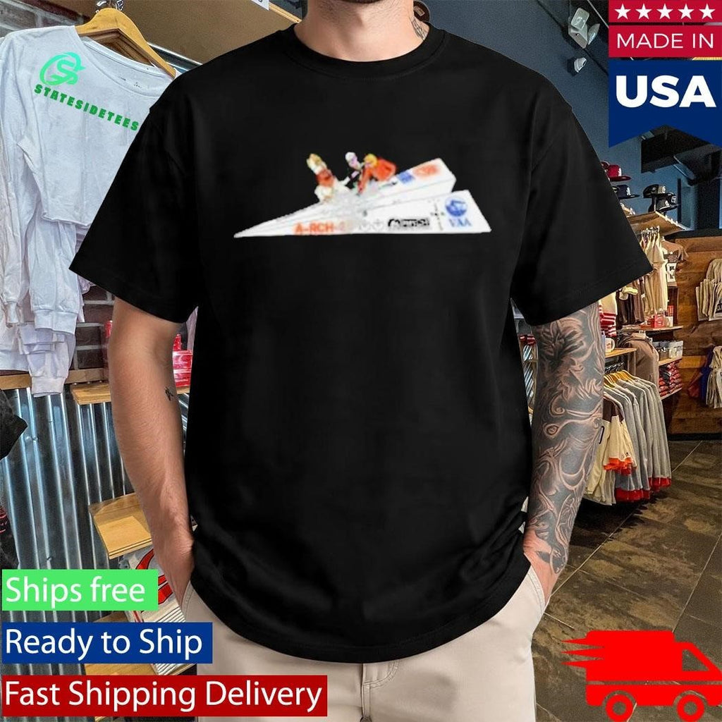 Virgil Abloh Archive Cj X Arch Paper Plane Shirt Unisex , , , Long Sleeve Tee