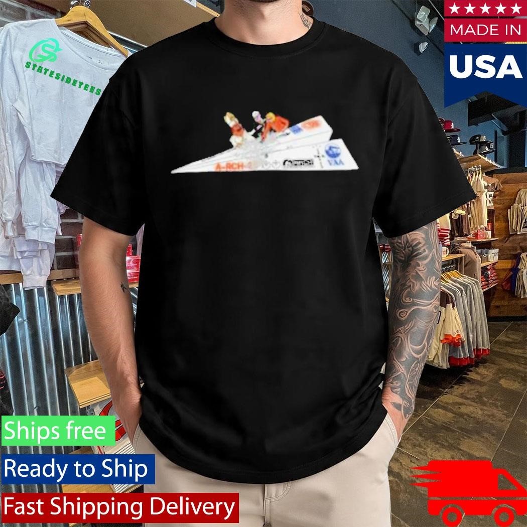 Virgil Abloh Archive Cj X Arch Paper Plane Shirt Unisex , , , Long Sleeve Tee